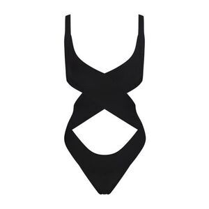 Skims Knit Swim Monokini Onyx Size Medium